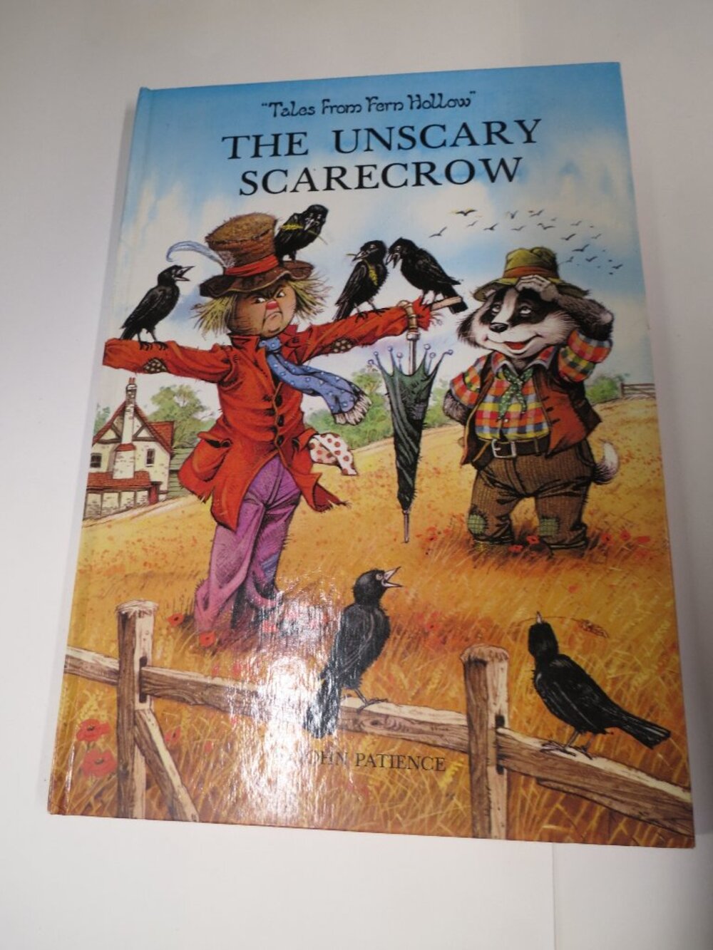 Halloween book The Unscary Scarecrow by John Patience Printed Italy